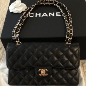 Chanel caviar double flap